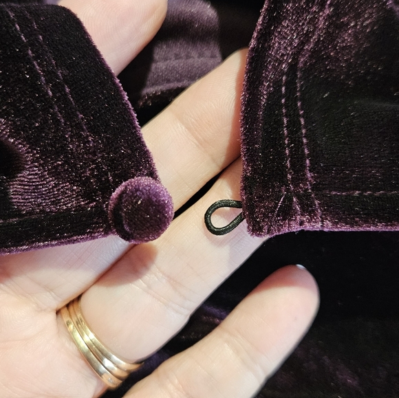 Jessica Howard Velvet Ilusion Trim Dress Plus Size 22W - Picture 5 of 11